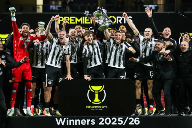 St Mirren won the League Cup at Hampden last Sunday