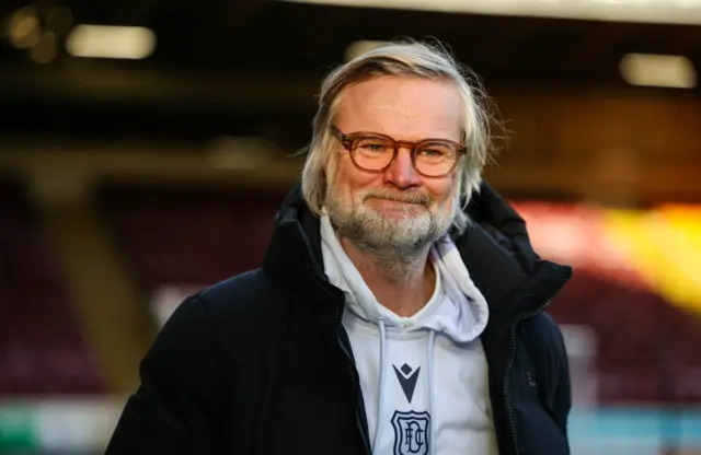 Dundee manager Steven Pressley