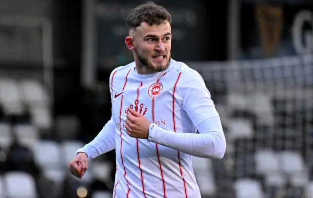 Benji Magee celebrates