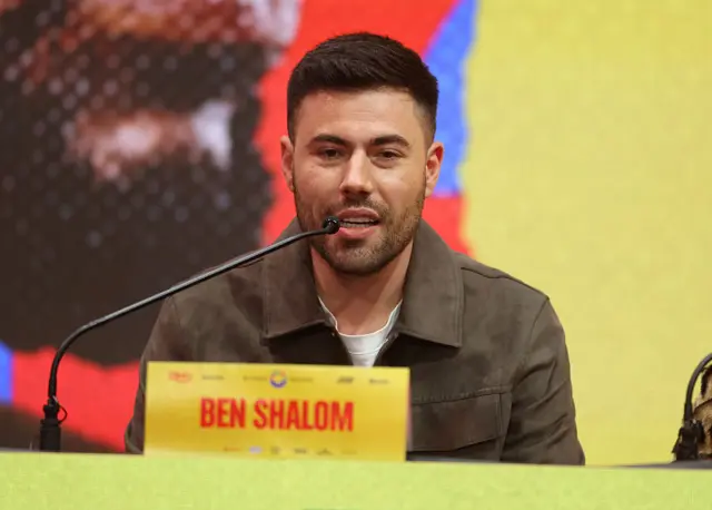 Ben Shalom speaks at a news conference