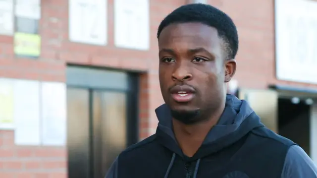 St Mirren player Roland Idowu