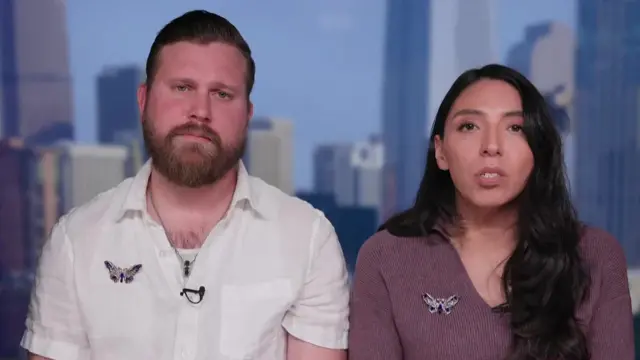 Virginia Giuffre's brother Sky Roberts, and her sister-in-law Amanda Roberts