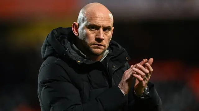 Hibs head coach David Gray