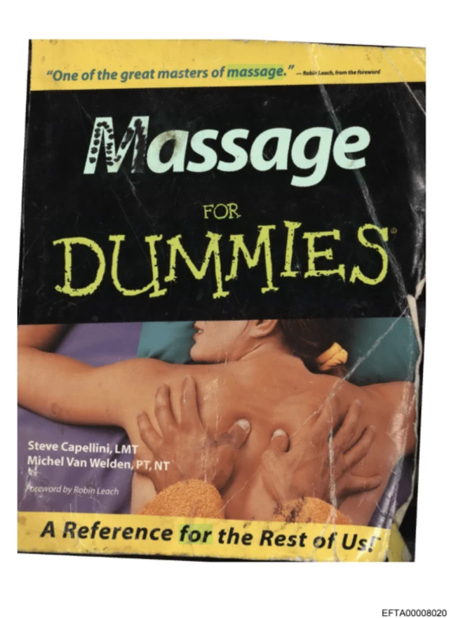 The cover of Massage for Dummies