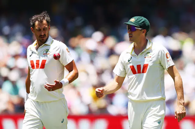 Pat Cummins and Mitchell Starc