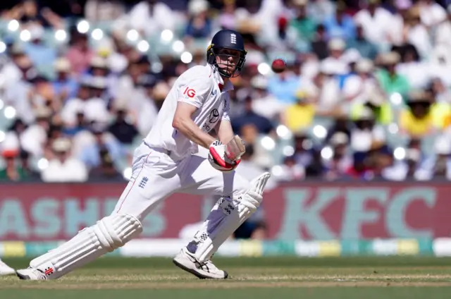 England's Zak Crawley on day four of the third NRMA Insurance Ashes Series 2025 test at the Adelaide Oval, Australia