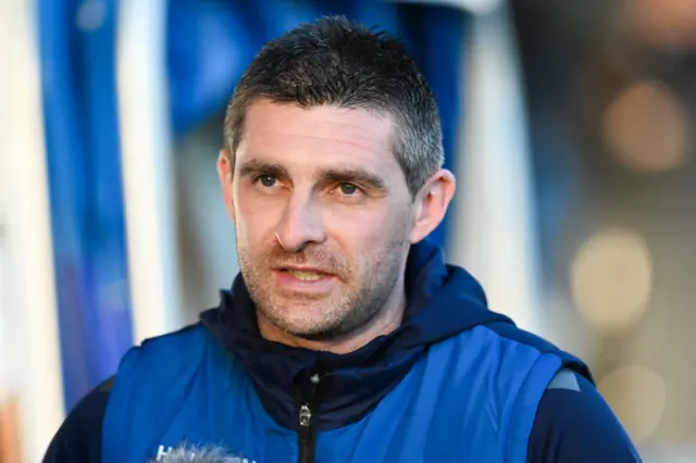 Kilmarnock interim Manager Kris Doolan during a William Hill Premiership match between Kilmarnock and Falkirk at the BBSP Stadium Rugby Park, on December 20
