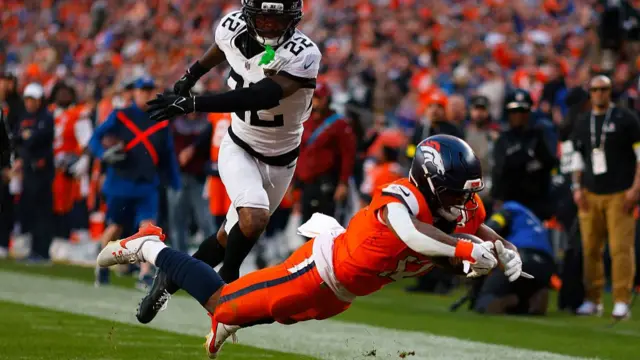 RJ Harvey of the Denver Broncos