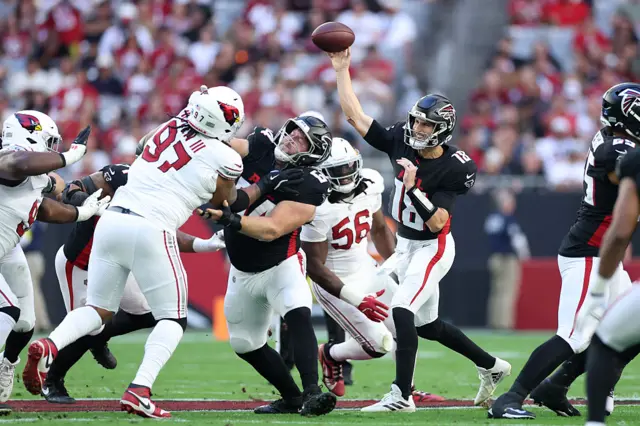 Kirk Cousins in action for the Atlanta Falcons
