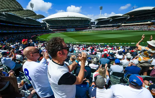 Barmy Army trumpeter