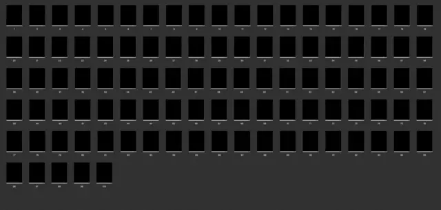 An entire sheet of redacted pages in connection with late financier and convicted sex offender Jeffrey Epstein is shown on a computer screen