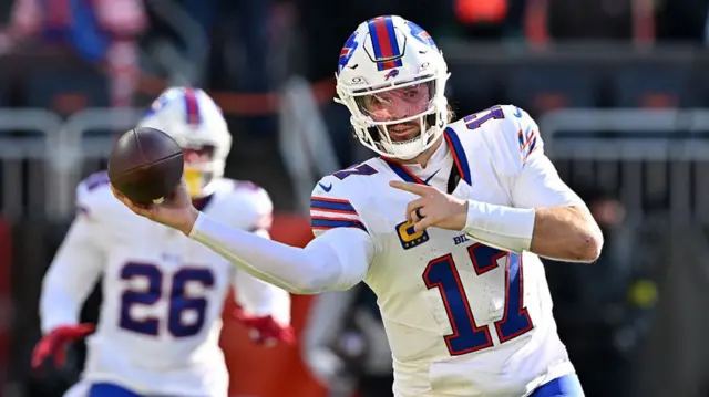 Josh Allen in action for Buffalo Bills