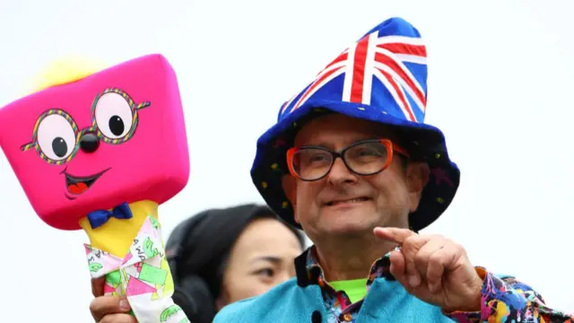 Television presenter Timmy Mallett