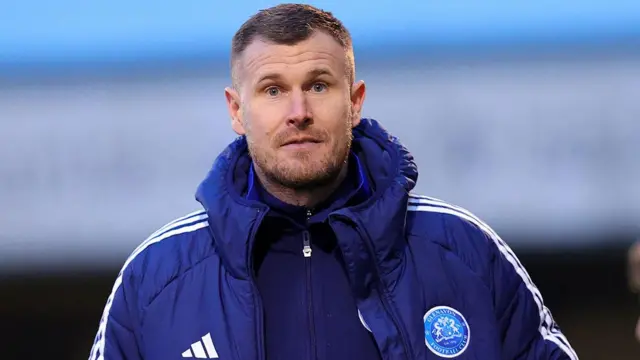 Glenavon manager Michael O'Connor