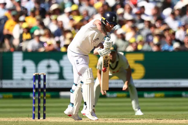 Ben Stokes of England bats