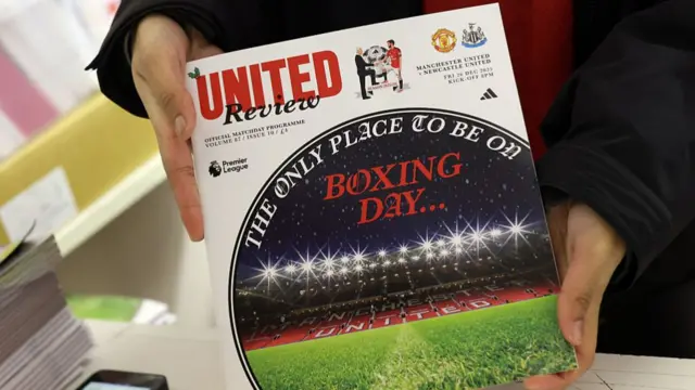 Man Utd programme