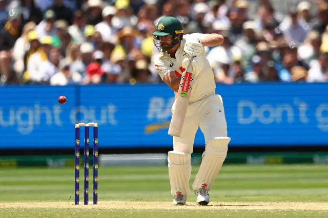 Michael Neser of Australia bats