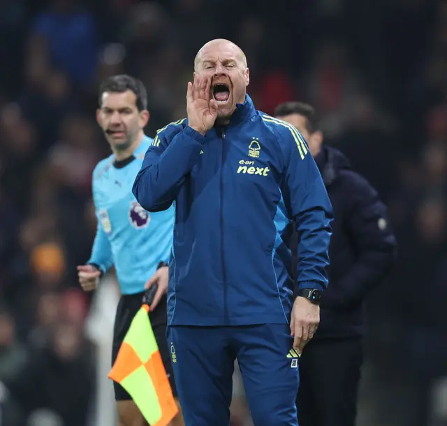 Sean Dyche shouting