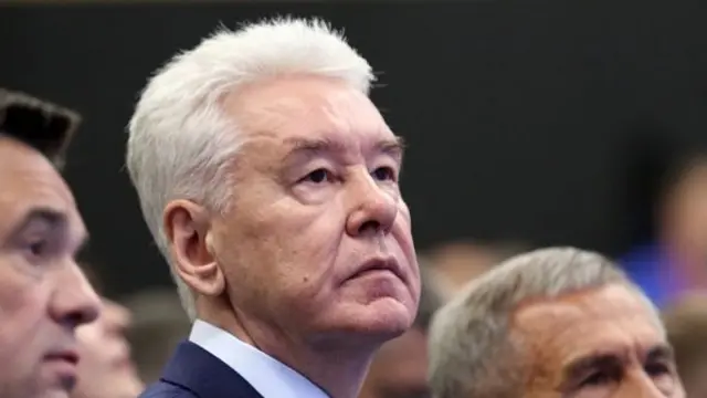 A man with white hair