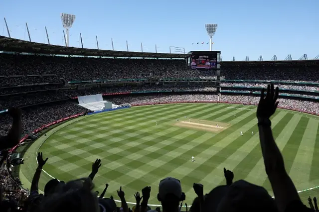 Picture of inside the MCG from the stands