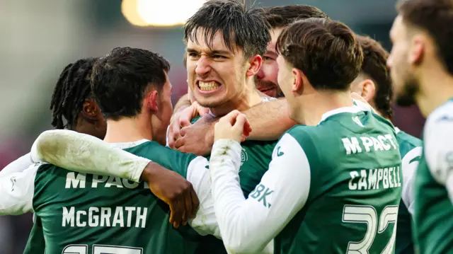 Kieron Bowie of Hibs