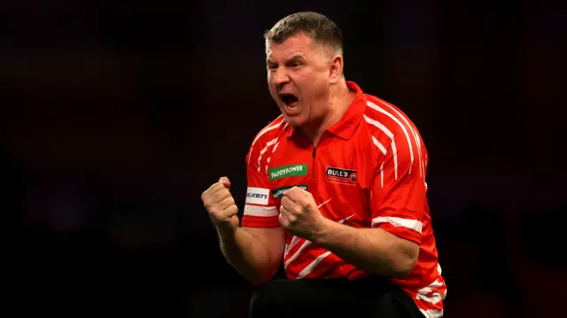 Krzysztof Ratajski celebrates