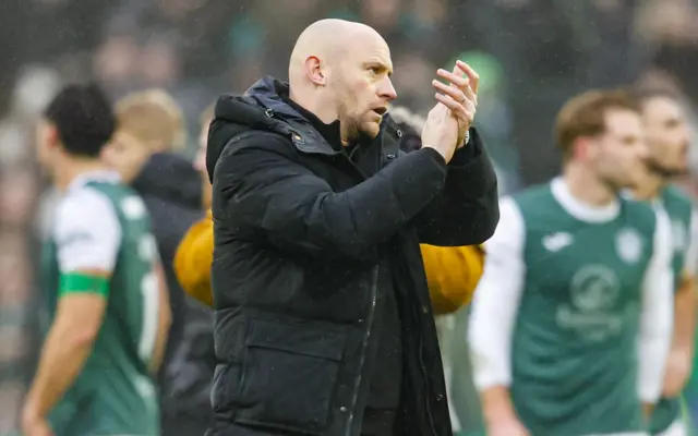 Hibernian head coach David Gray