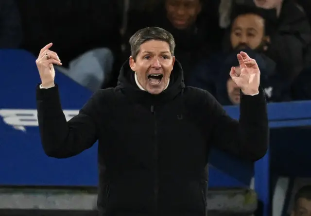 Oliver Glasner reacts