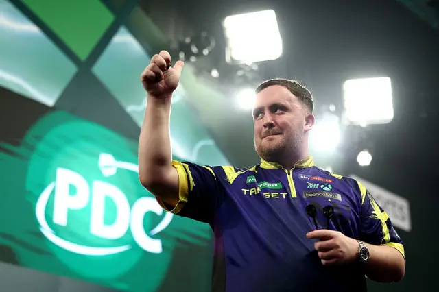 World number one Luke Littler