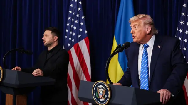 Zelensky and Trump