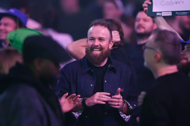 Shane Lowry at the World Darts Championship