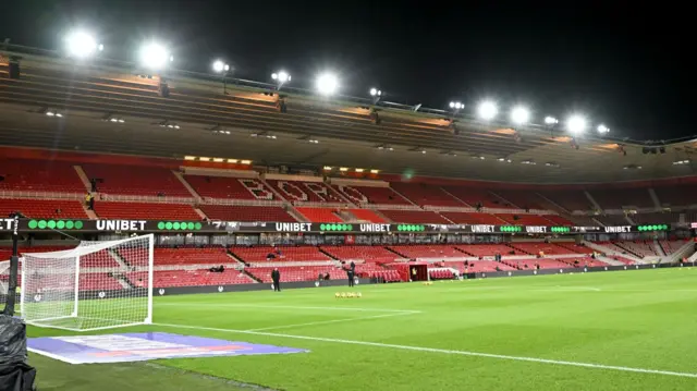The view inside the Riverside Stadium before Middlesbrough game against Hull