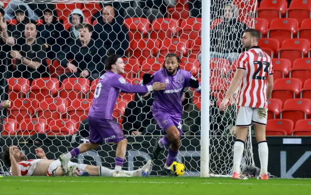 Sheffield United's Jairo Riedewald celebrates