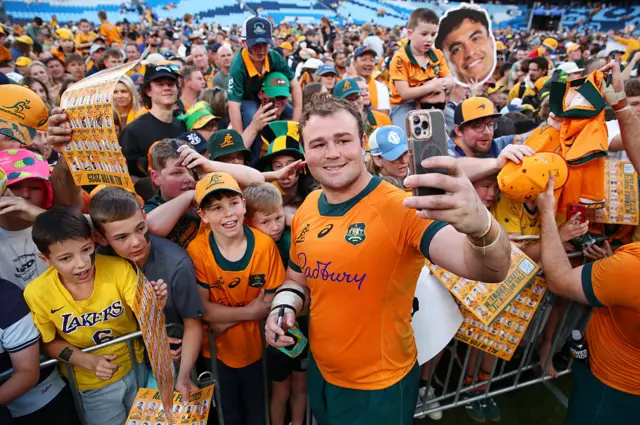 Harry Wilson with fans