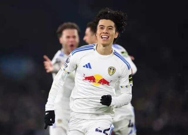 Ao Tanaka celebrates