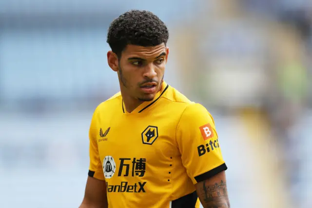 Morgan Gibbs White playing for Wolves