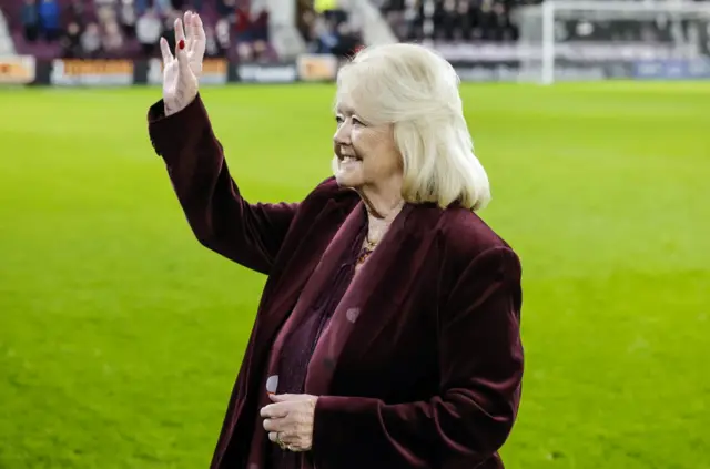 Departing Hearts chair Ann Budge