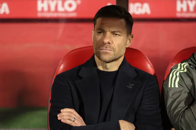 Xabi Alonso with his arms folded