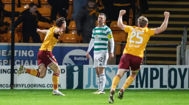 Motherwell celebrate