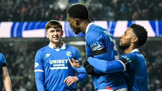 Rangers celebrate
