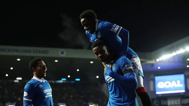 Rangers celebrate