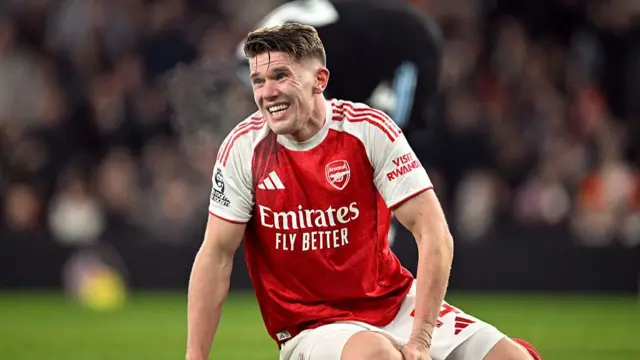 Viktor Gyokeres of Arsenal reacts
