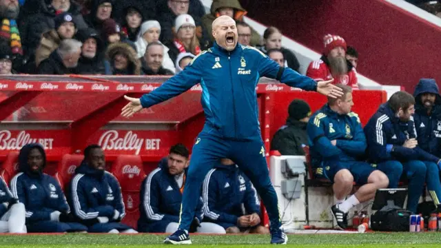 Nottingham Forest manager Sean Dyche