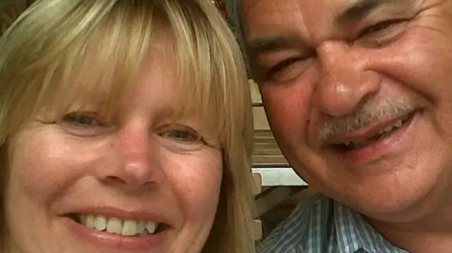 Stella and Dave in a selfie