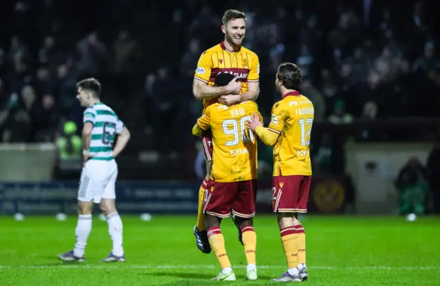 Motherwell celebrate