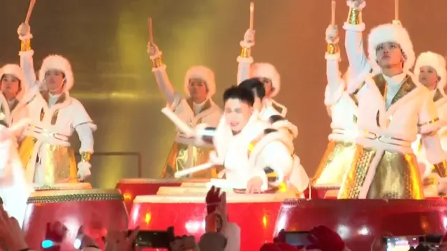 Drummers in Beijing, China