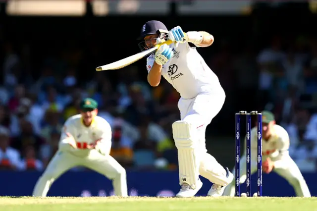 Joe Root of England bats