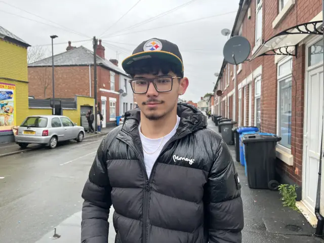 Holcombe Street resident Esteban Duda