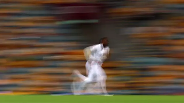Jofra Archer of England runs in to bowl