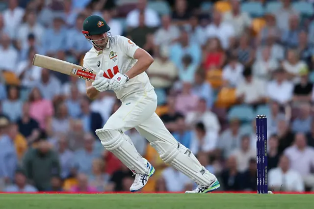 Cameron Green of Australia bats